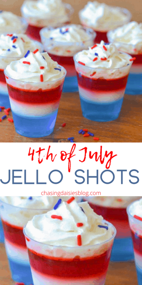 4th of july jello shots