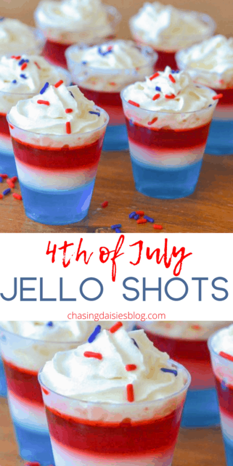 The Best 4th Of July Jello Shots! | Layered Patriotic Jello Shots