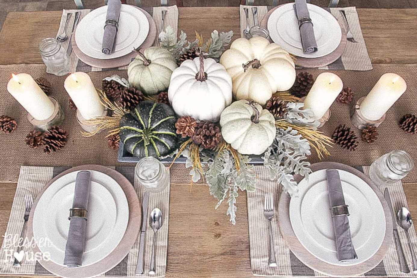 15 Simple & Elegant Fall Tablescapes | Neutral Fall Table Decorations