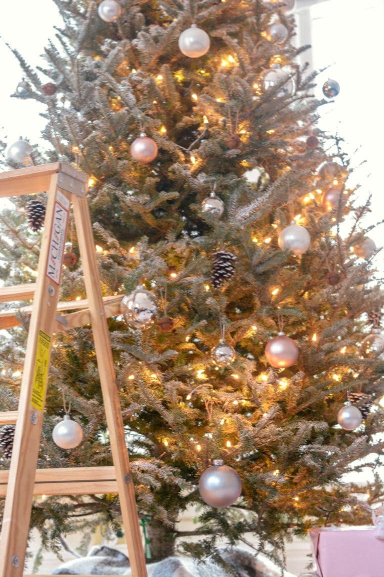 How to Flock a Real Christmas Tree in 15 Minutes