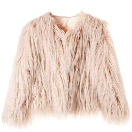 19 faux fur coats on amazon under $50 - Shaggy Faux Fur Jacket