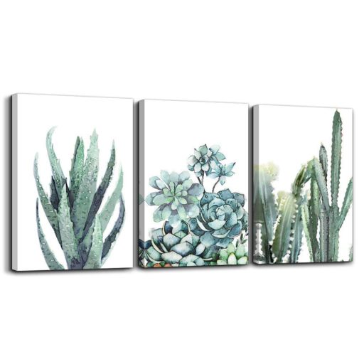 Transform your home for spring with gorgeous & affordable decor finds from Amazon - Green Leaf Wall Art
