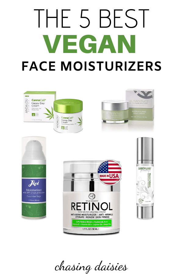 The best vegan face moisturizer and cheap vegan face moisturizer products / vegan moisturizer with SPF 