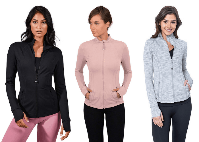 lululemon zip up dupe