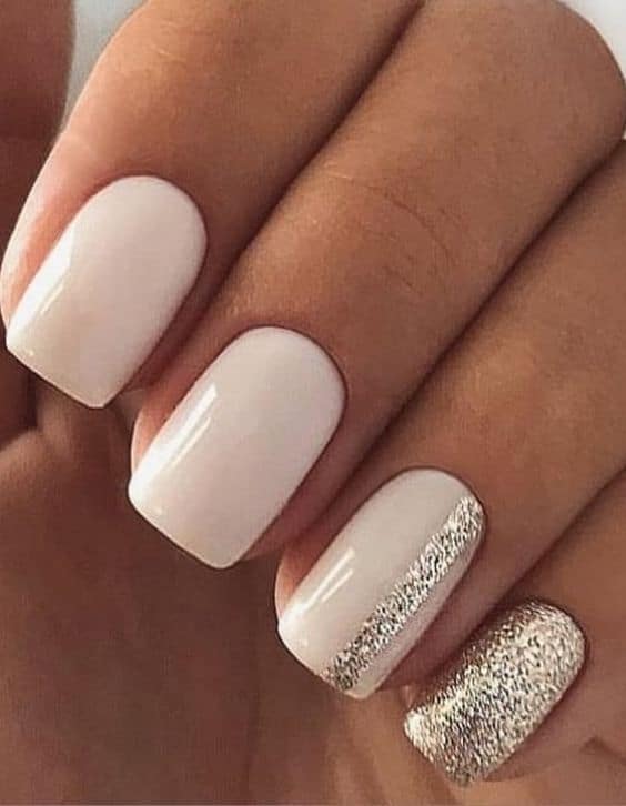 acrylic nails neutral colors