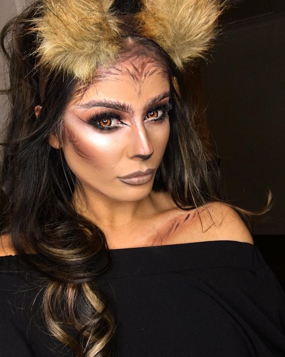 Lion Halloween Makeup