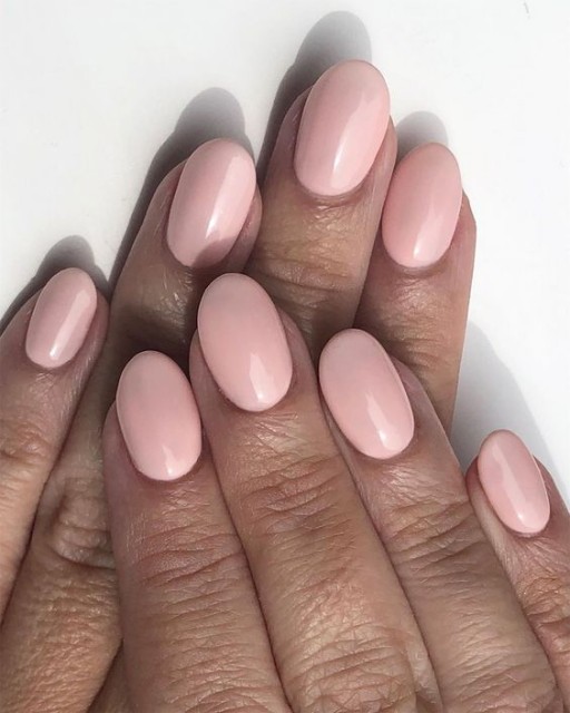 Pink nails examples, the trendiest pink nail colors to use: Soft Barbie Pink
