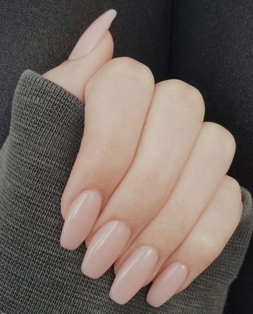 Pink nails examples, the trendiest pink nail colors to use: Soft Baby Pink