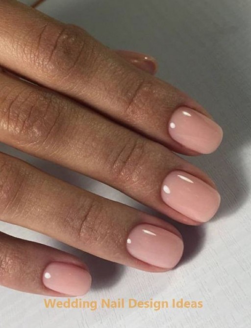 Pink nails examples, the trendiest pink nail colors to use: Soft Peach