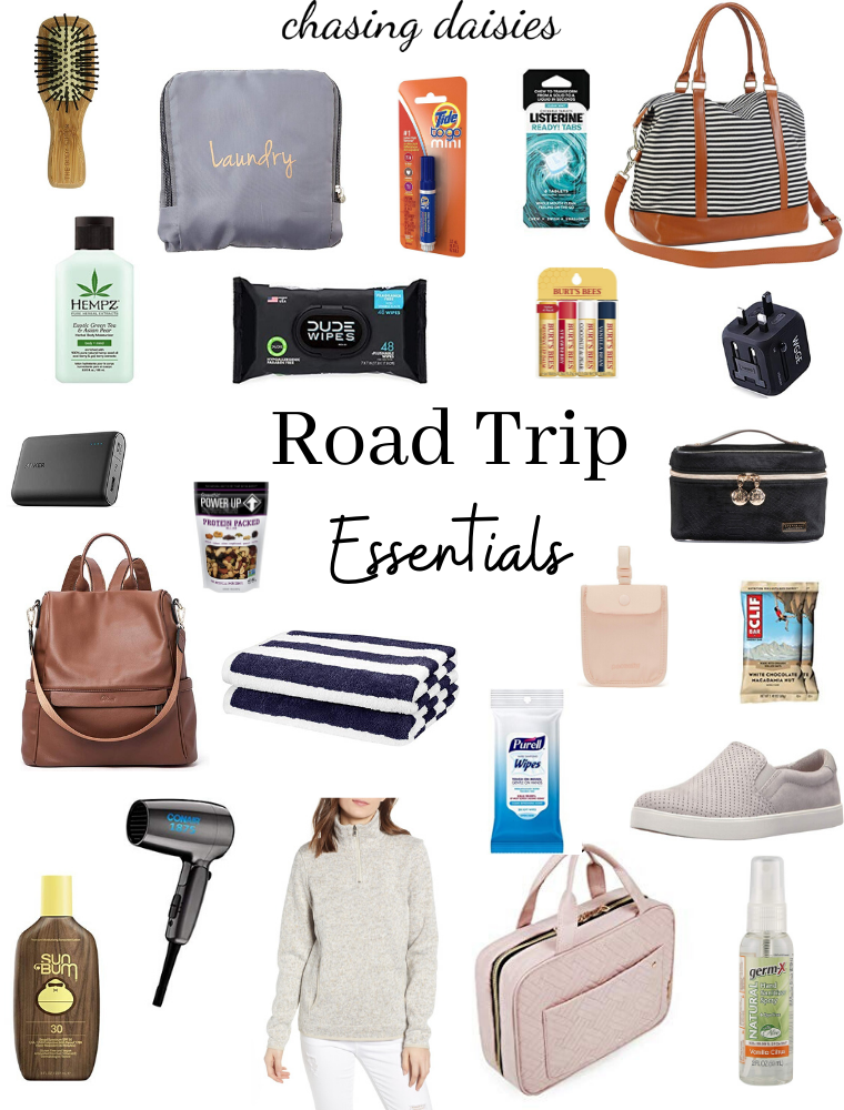 road trip list of essentials