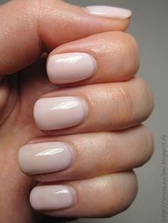 Pink nails examples, the trendiest pink nail colors to use: Muted Nude Pink