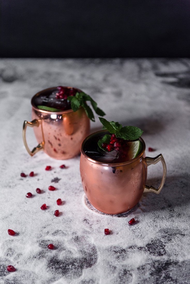 Pomegranate Moscow Mule