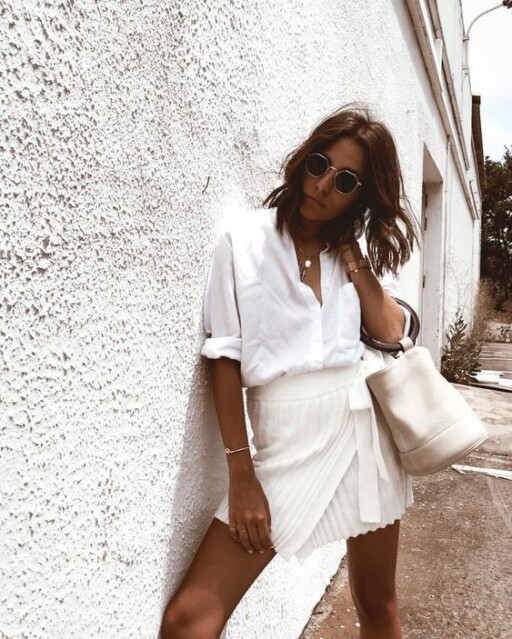 How To Style An All White Outfit + 18 Gorgeous Examples