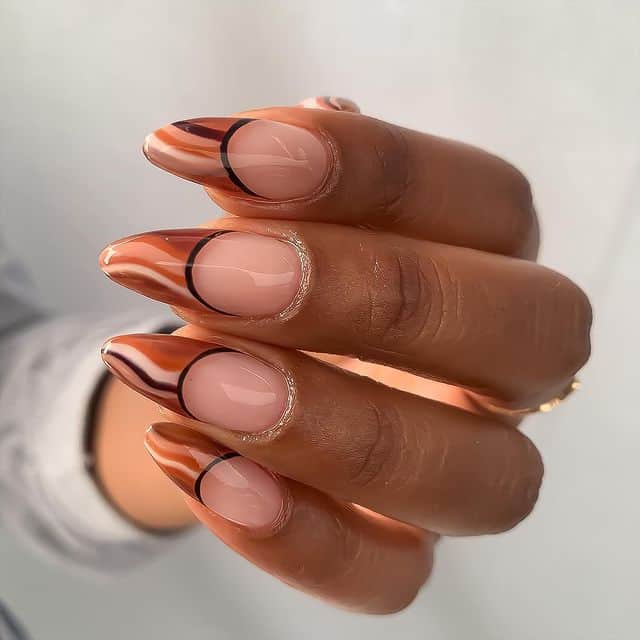 Top fall nails | fall nail ideas | fall nail designs | autumn nails | September and October nails