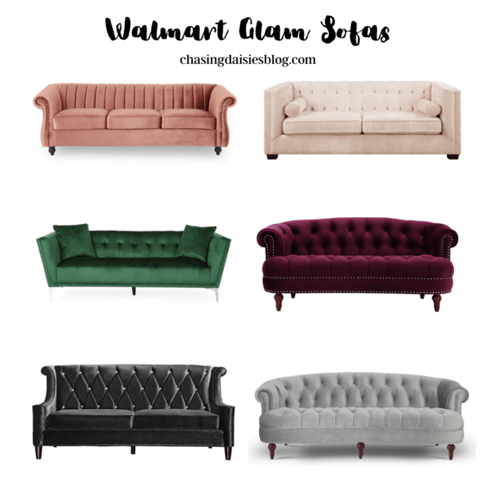 Walmart Home Decor: Glam Living Room