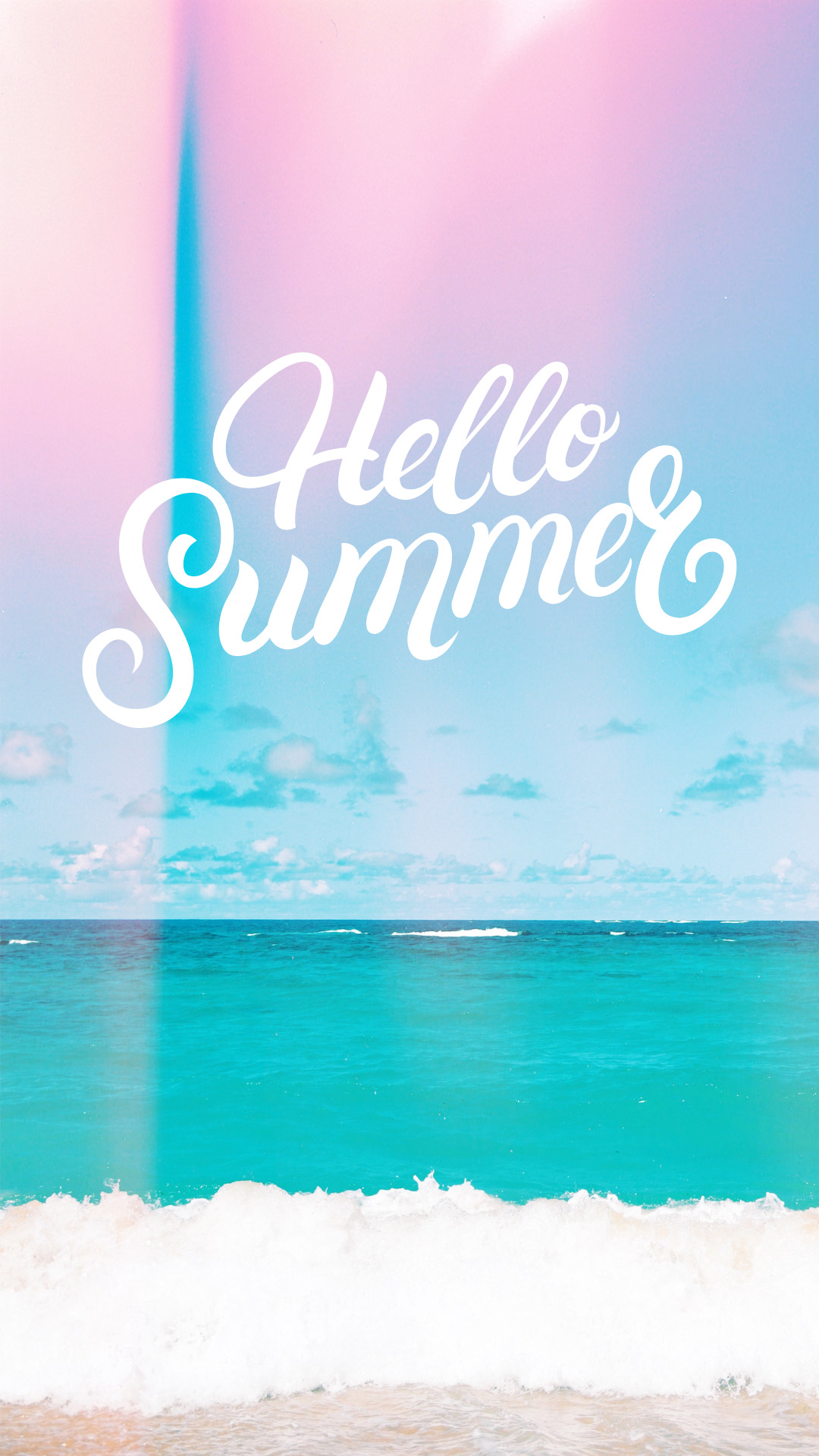 Hello Summer Phone Wallpaper copy