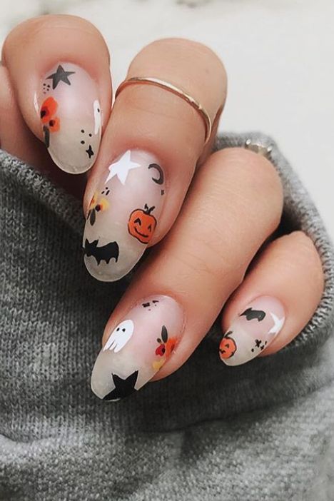 Top fall nails | fall nail ideas | fall nail designs | autumn nails | September and October nails