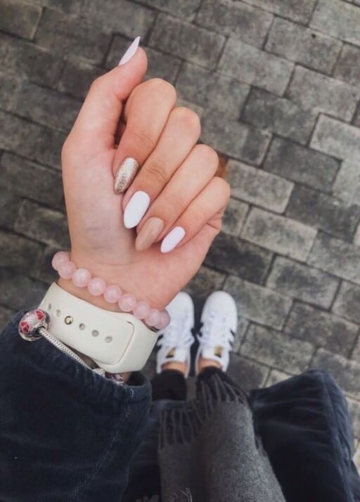 natural acrylic nails