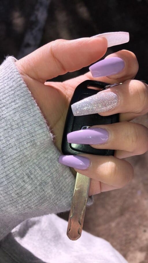 Trending beautiful purple nails for inspiration - True Purple