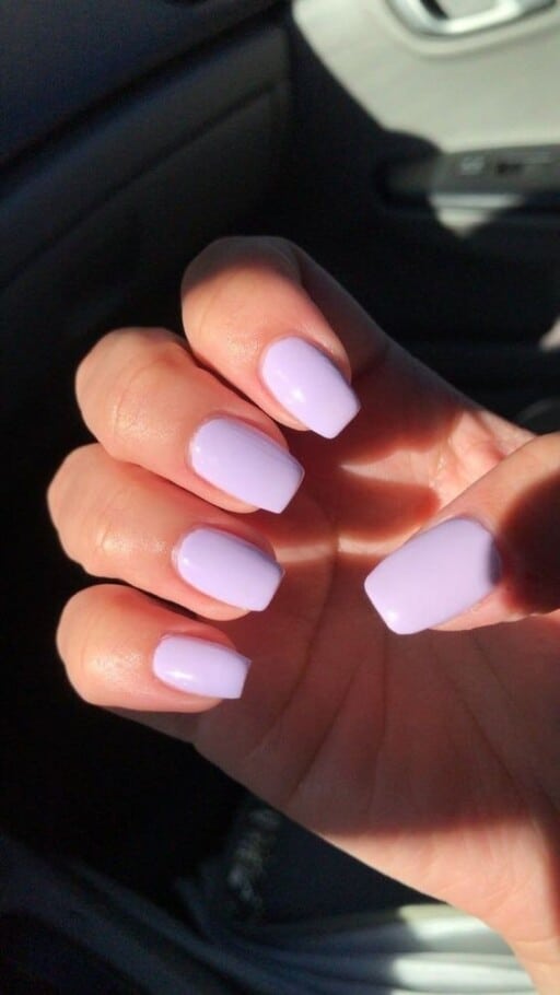 Trending beautiful purple nails for inspiration - Bright Purple