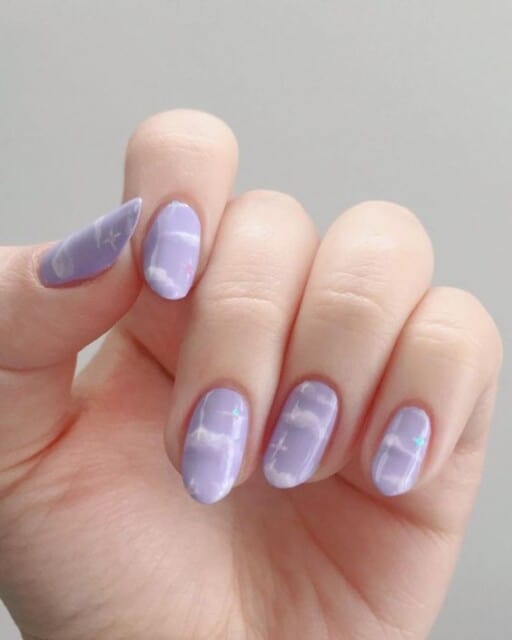 Trending beautiful purple nails for inspiration - True Purple