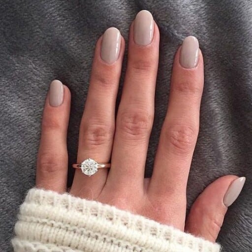 natural acrylic nails