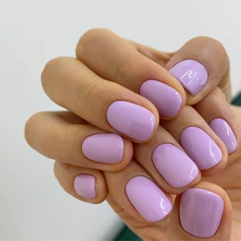 Trending beautiful purple nails for inspiration - True Purple