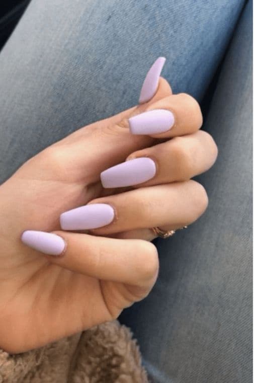 Trending beautiful purple nails for inspiration - True Purple