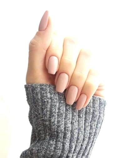 natural acrylic nails