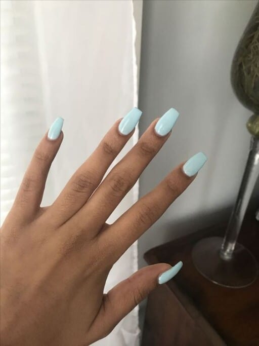 natural acrylic nails