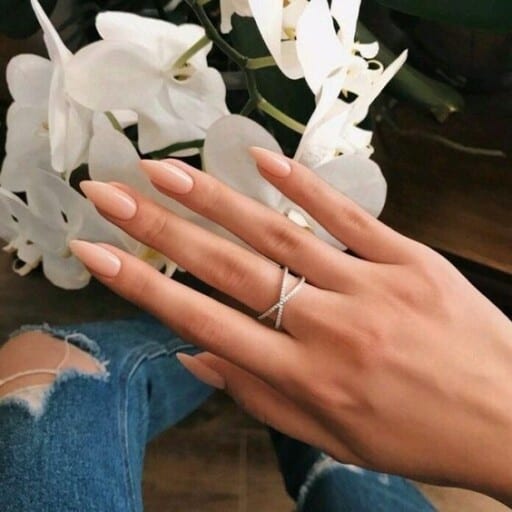 natural acrylic nails