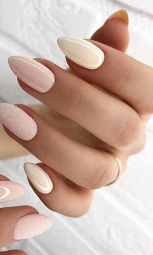 natural acrylic nails