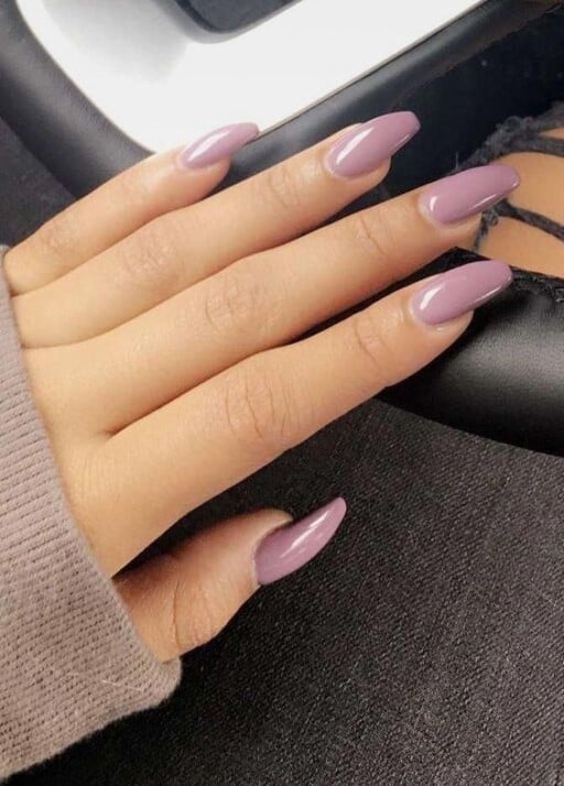 Trending beautiful purple nails for inspiration - Muted Purple