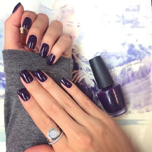 Trending beautiful purple nails for inspiration - True Purple