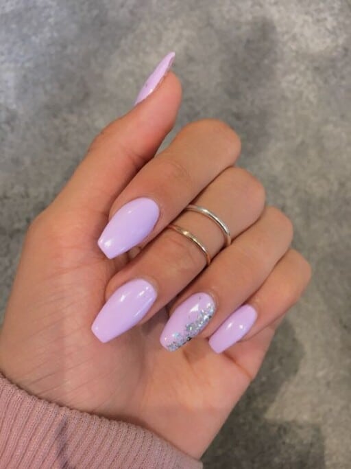 Trending beautiful purple nails for inspiration - True Purple