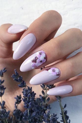 Purple Wedding Nails: Elegant Ideas with a Touch of Glitter