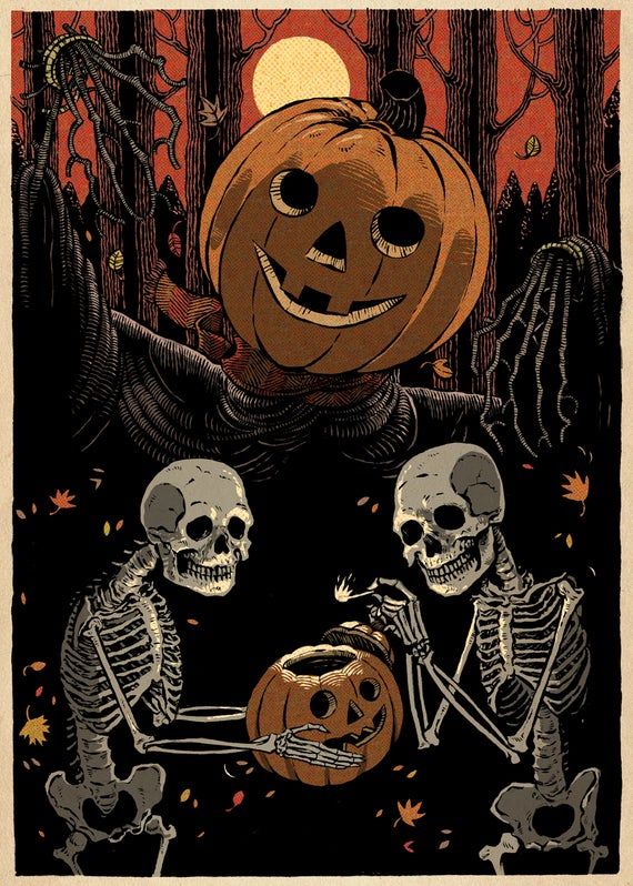 Trendy October & Halloween Wallpaper Backgrounds For Your iPhone