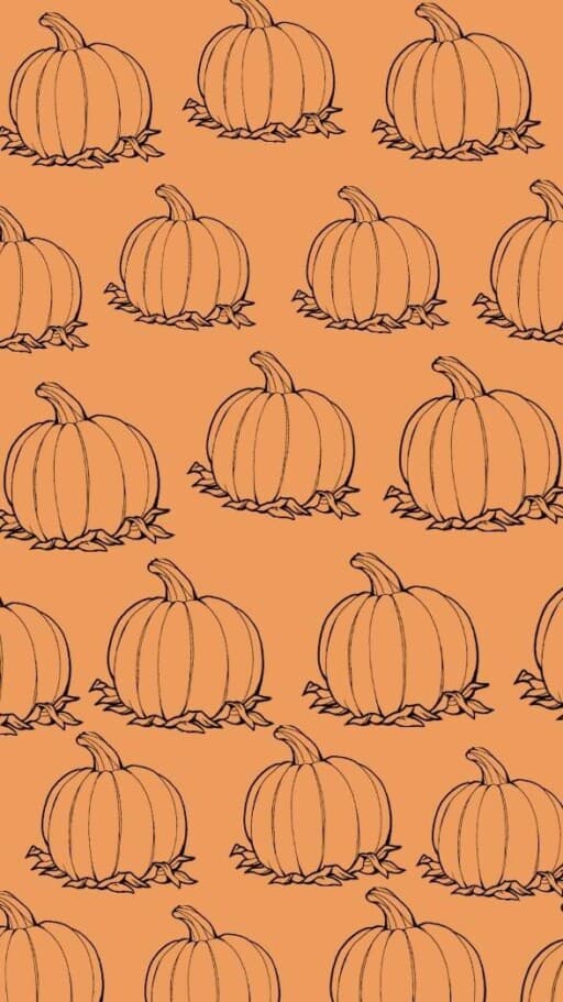 Aesthetic October Pumpkin Wallpaper Download  MobCup