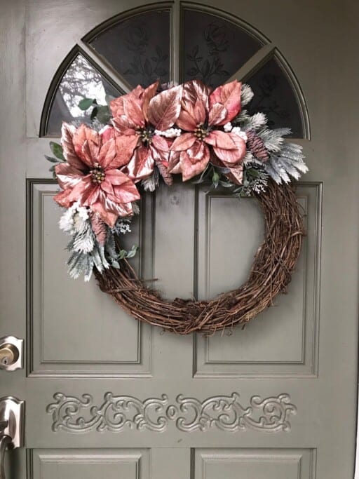 The best pink Christmas wreaths and Christmas wreath ideas to try
