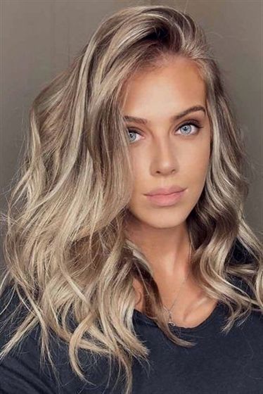 Blonde Hair With Balayage Balayage Straight Hair Hairstyles Short Brown Length Medium Highlights