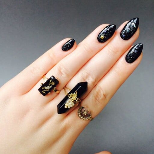 New Year's nails, New Year's Eve nails, and New Year's nail designs to try this year