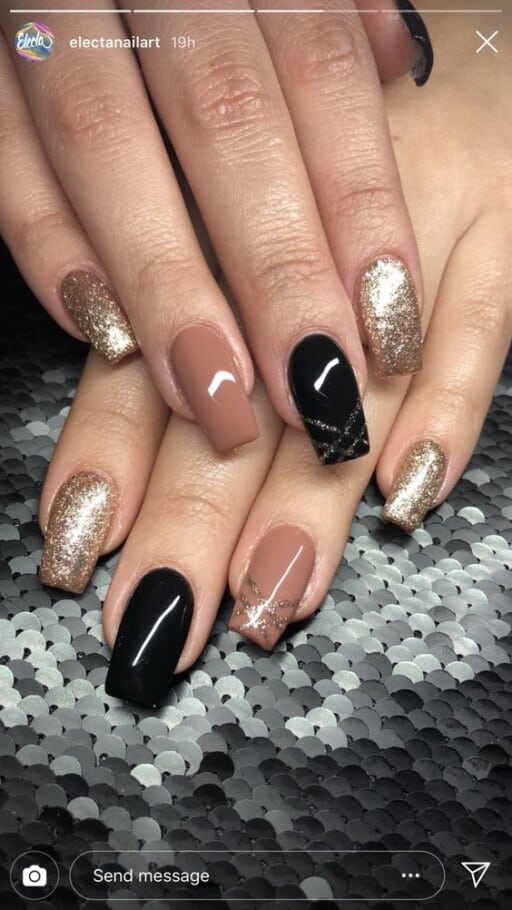 New Year's nails, New Year's Eve nails, and New Year's nail designs to try this year