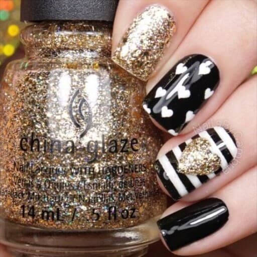 New Year's nails, New Year's Eve nails, and New Year's nail designs to try this year