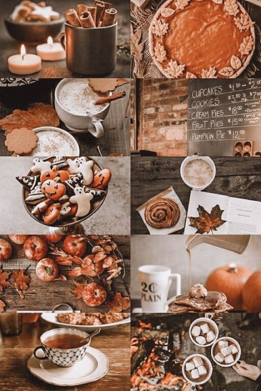 Discover 54 pumpkin spice wallpaper  incdgdbentre