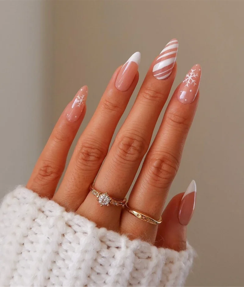 The prettiest winter nails, winter nail ideas, and winter nail designs