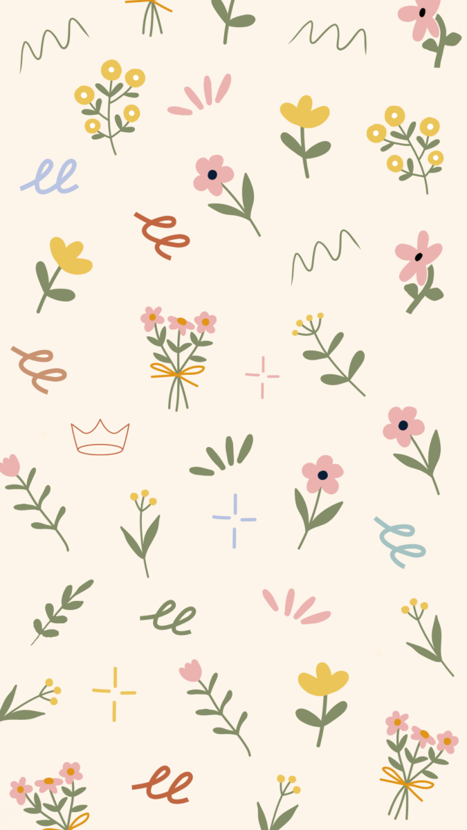 The Sweet Garden Peach Premium Quality Wallpaper  WallMantra