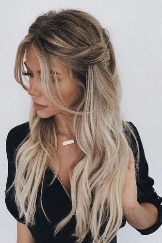 50 HalfUp HalfDown Hairstyles To Have On Rotation  Glamour UK