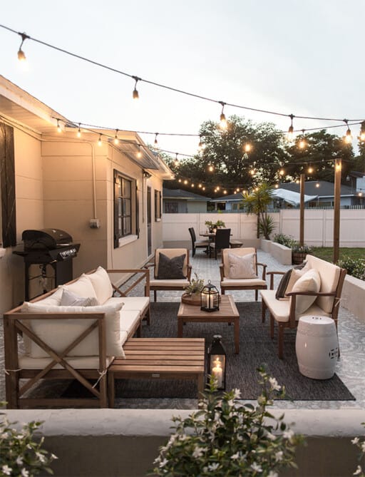 Outdoor patio ideas for a cozy outdoor space