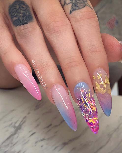 The best beach nails, tropical nails, mermaid nails, and ocean nails to copy