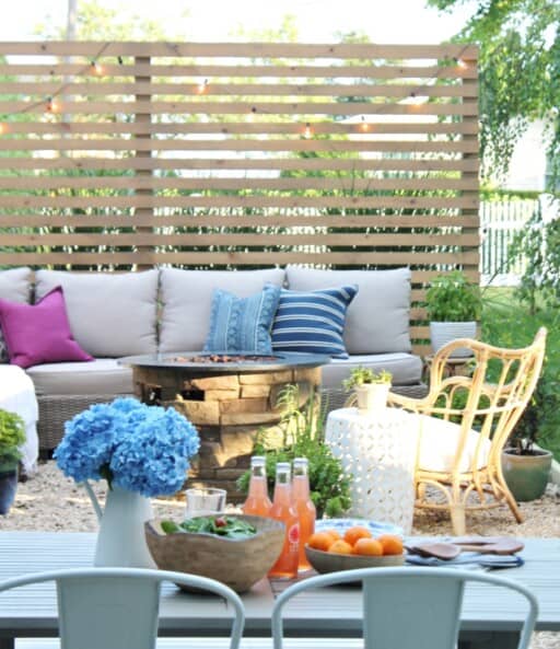 Outdoor patio ideas for a cozy outdoor space